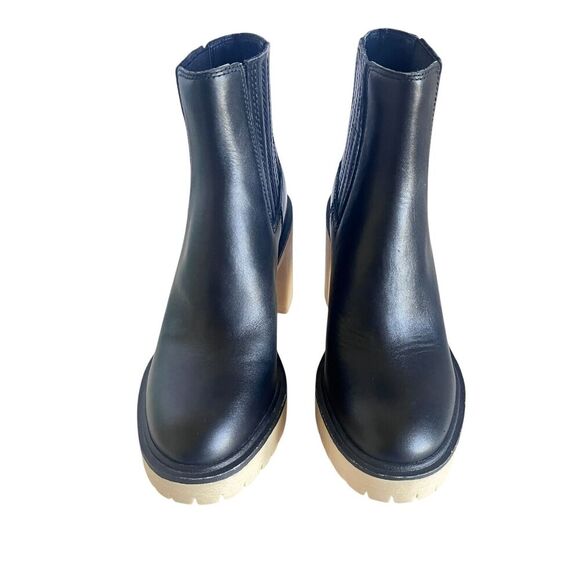 Dolce Vita Women's Caster H2O Waterproof Lug Sole Ankle Boot Size 7.5 Black - Picture 3 of 10